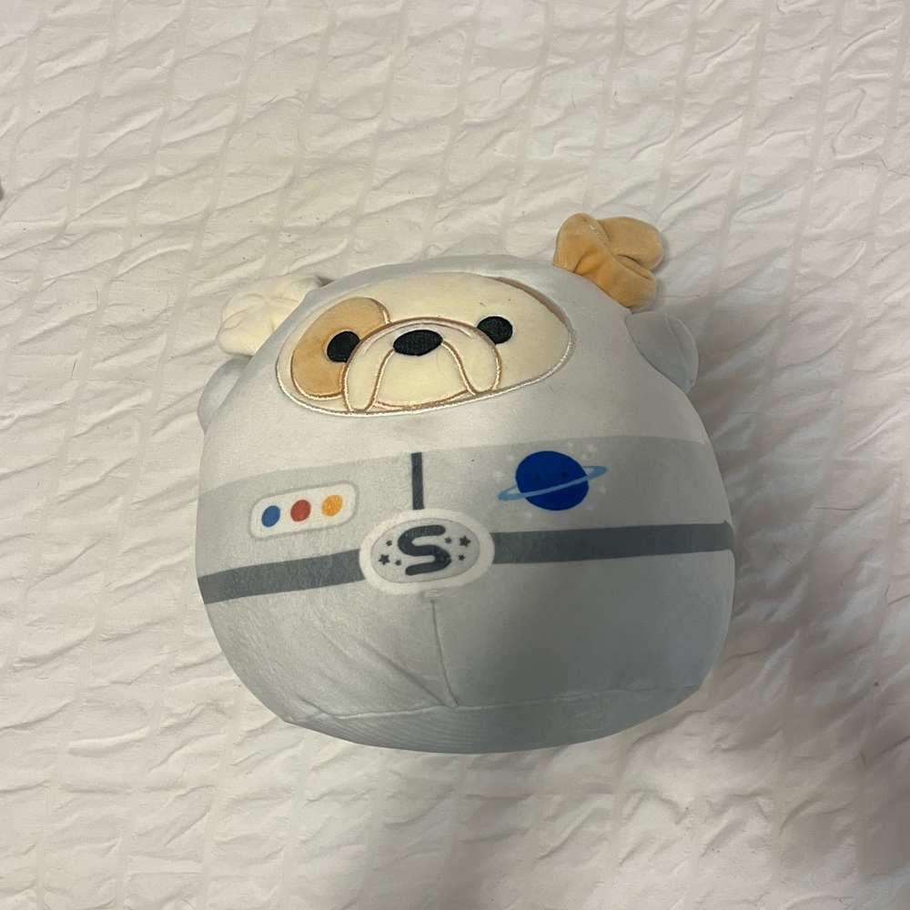 squishmallow brock the bulldog astronaut 8"